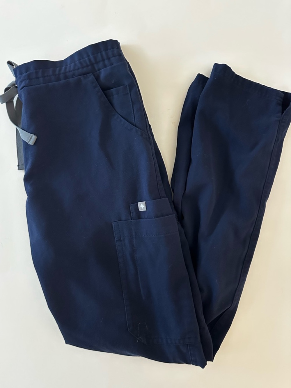 FIGS Women's Yola Skinny Pants Scrub Bottoms Size XS Navy Blue